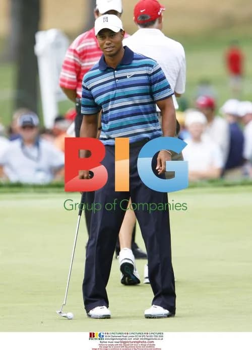 Tiger Woods Practices for AT&T National