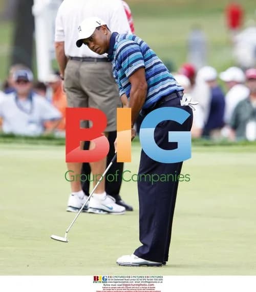 Tiger Woods Practices for AT&T National