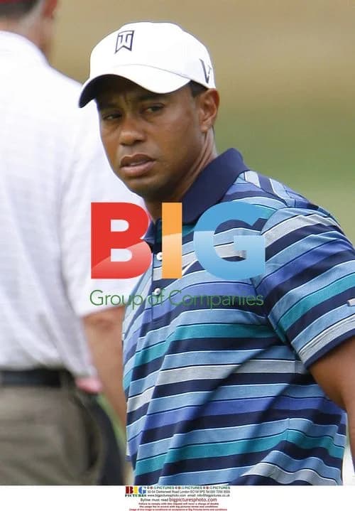 Tiger Woods Practices for AT&T National