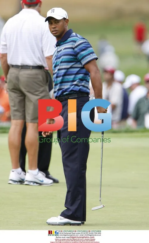 Tiger Woods Practices for AT&T National