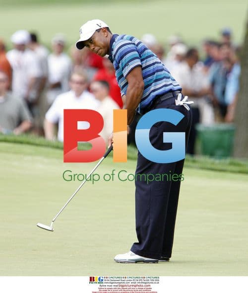 Tiger Woods Practices for AT&T National