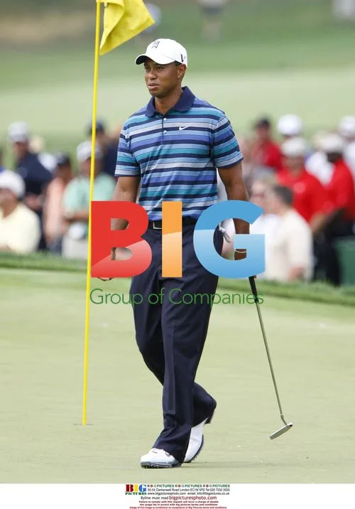 Tiger Woods Practices for AT&T National