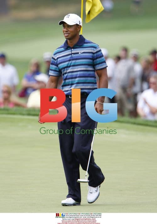 Tiger Woods Practices for AT&T National