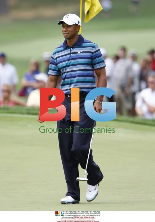 Tiger Woods Practices for AT&T National
