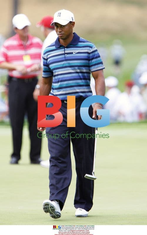 Tiger Woods Practices for AT&T National