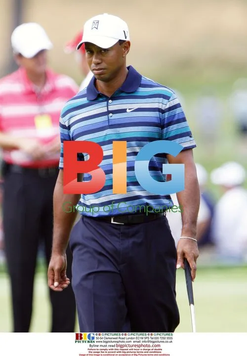 Tiger Woods Practices at AT&T National