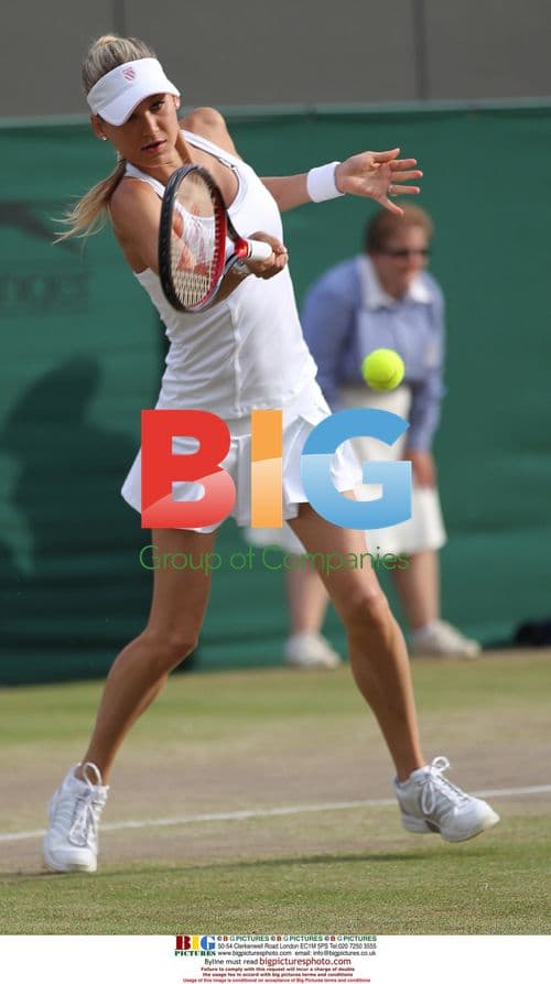Anna Kournikova at Wimbledon Match