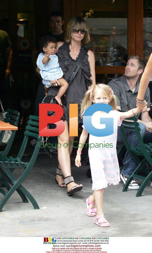 Heidi Klum Lunches With Kids in NYC
