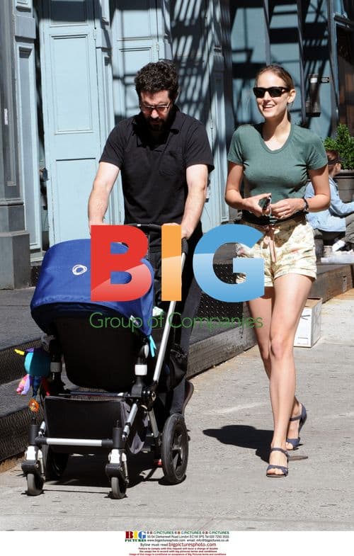 Leelee Sobieski with Family in NYC