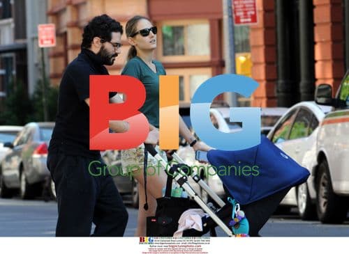 Leelee Sobieski and family stroll in NYC