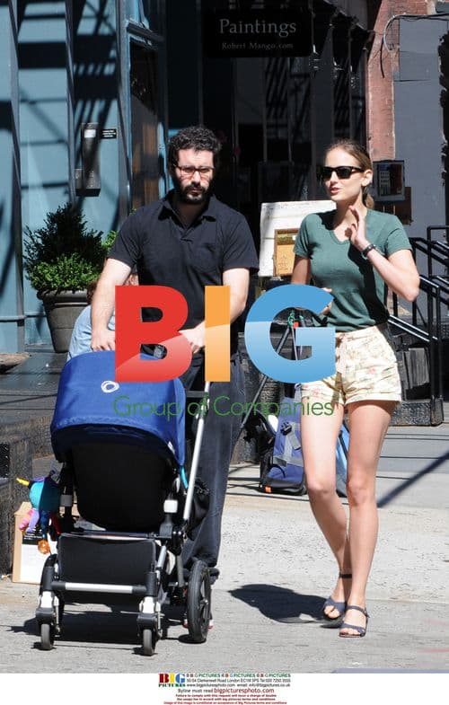 Leelee Sobieski and family stroll in NYC