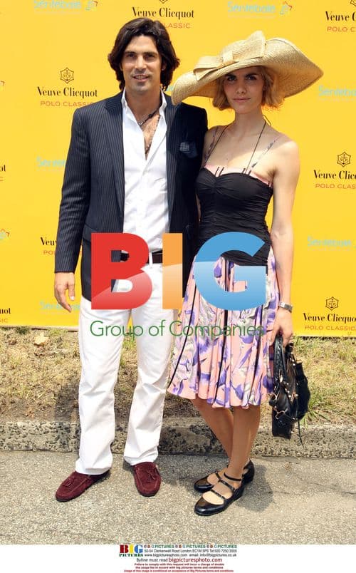 Nacho Figueras and Delfina Blaquier at Veuve Clicquot Polo Classic