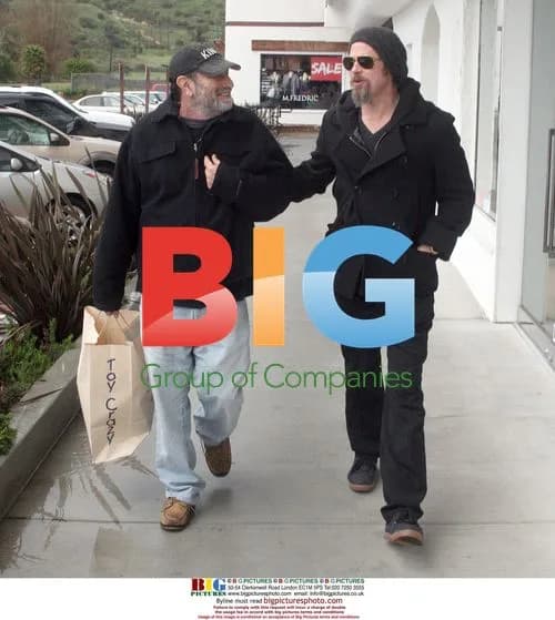 Brad Pitt Enjoys Lunch and Toy Shopping in Malibu
