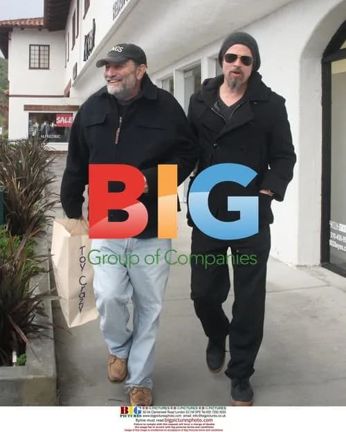 Brad Pitt shops at Toy Crazy in Malibu