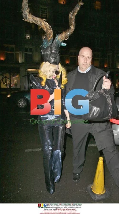Lady Gaga in Horned Headpiece Leaving Zuma