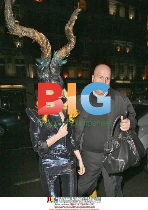 Lady Gaga Leaves Zuma in Headpiece