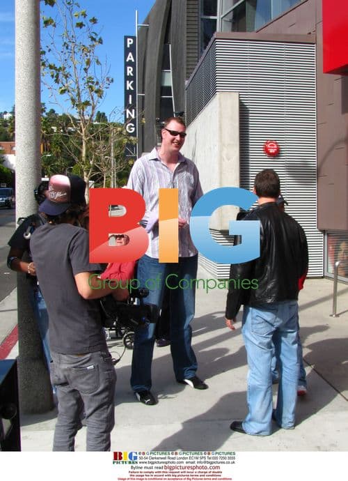 Neil Fingleton shooting video in LA