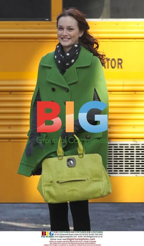 Leighton Meester on 'Gossip Girl' Set