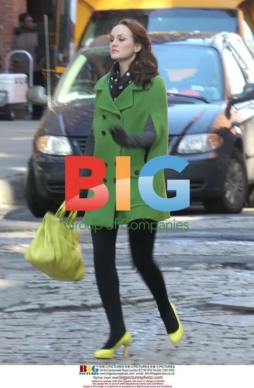 Leighton Meester on 'Gossip Girl' Set