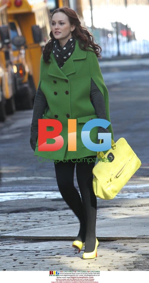 Leighton Meester on 'Gossip Girl' Set
