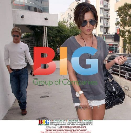 Cheryl Cole and Derek Hough go to the movies