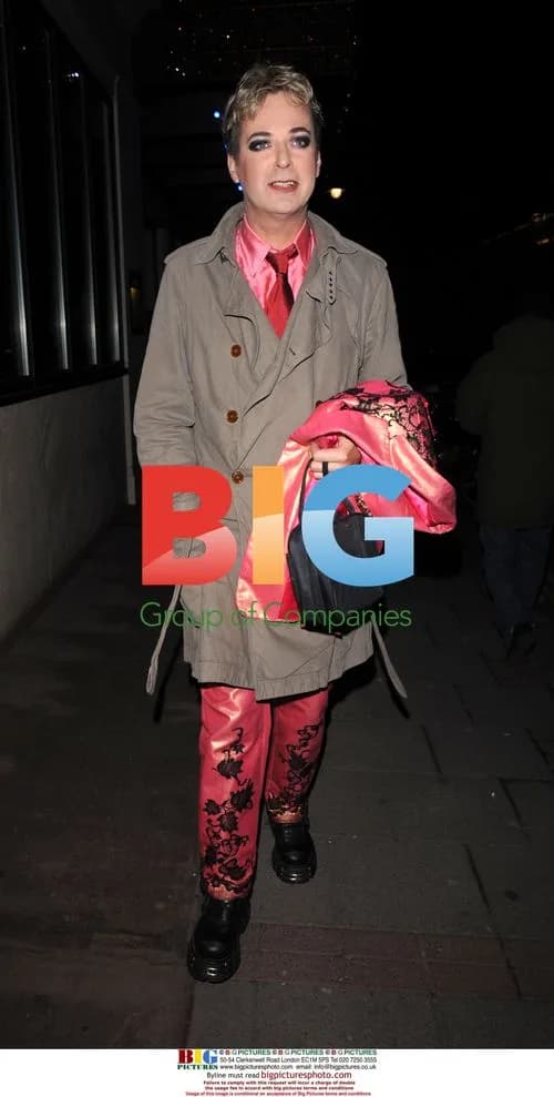 Julian Clary Spotted in Mayfair, London, UK