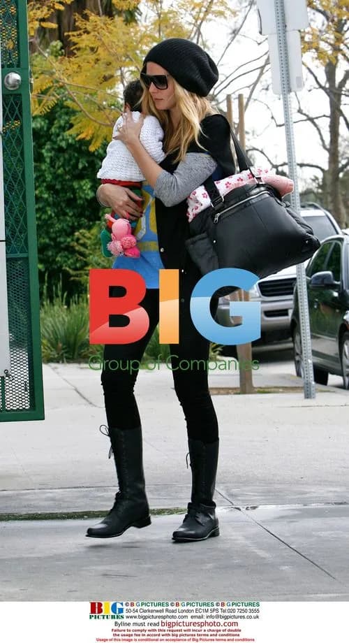 Heidi Klum and Family at Karate Class