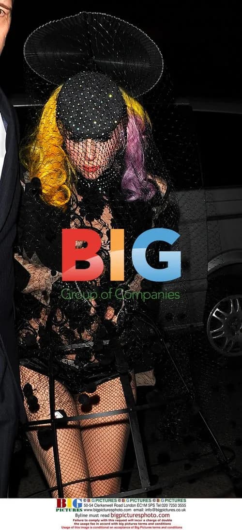 Lady Gaga Arrives at Buddha Bar in London