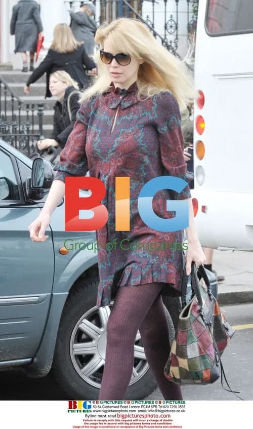 Claudia Schiffer on School Run