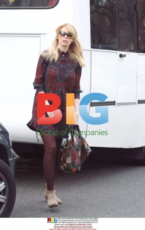 Claudia Schiffer on School Run