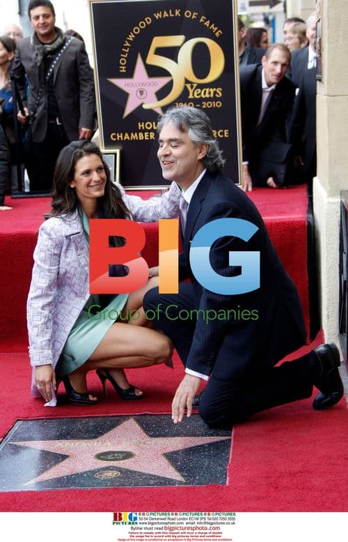 Andrea Bocelli Honored with Hollywood Star