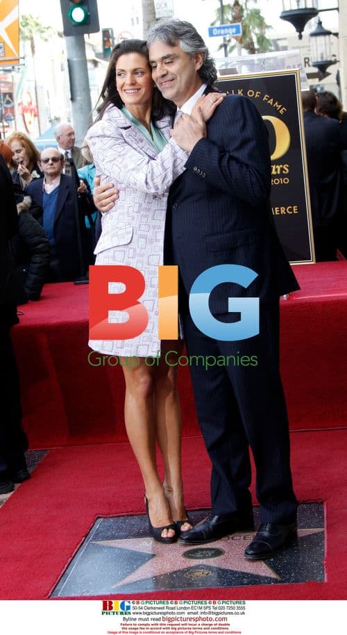 Bocelli Honored with Walk of Fame Star