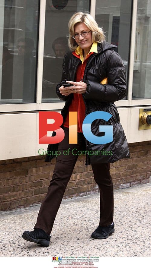 Diane Sawyer Outside NYC Studio