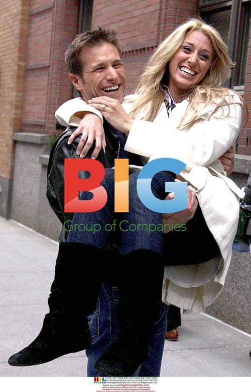 Jake Pavelka & Vienna Girardi at ABC Studios