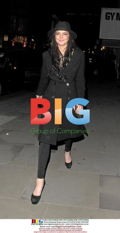 Lindsay Lohan at Bungalow 8