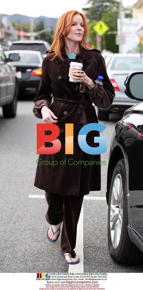 Marcia Cross Shopping in Santa Monica