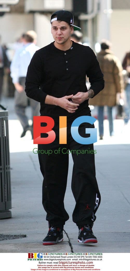 Rob Kardashian on Bedford Drive