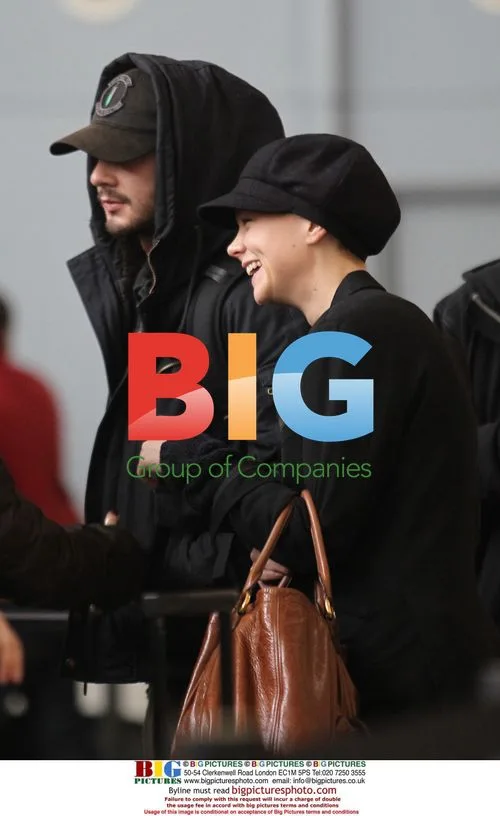 Shia LaBeouf and Carey Mulligan at JFK Airport