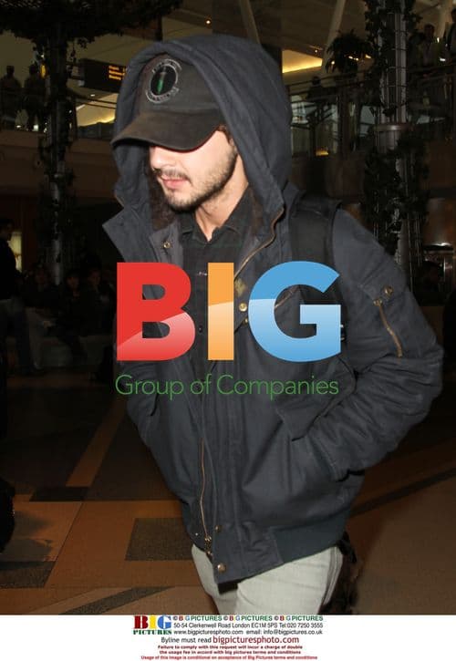 Shia LeBeouf and Carey Mulligan at JFK