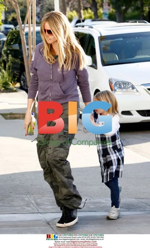 Heidi Klum Takes Kids to Karate
