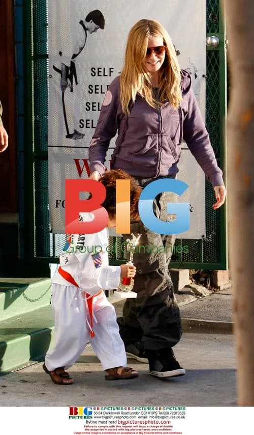 Heidi Klum Takes Kids to Karate Class