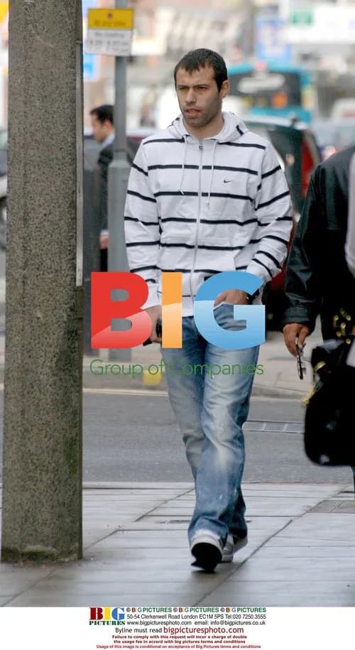 Liverpool Footballer Javier Mascherano Out in Liverpool
