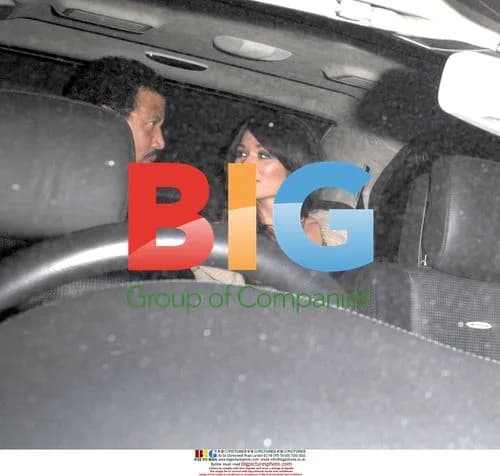 Lionel Ritchie with Mystery Girl in London
