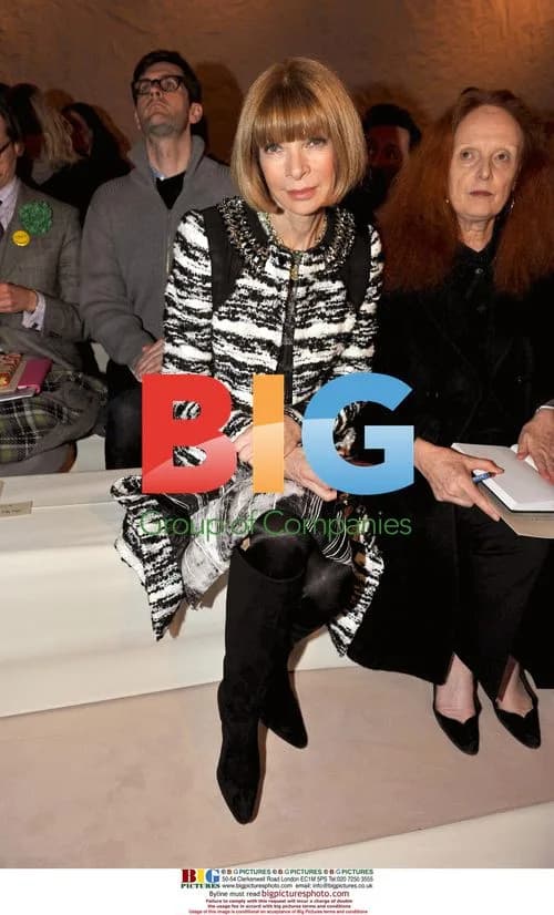 Anna Wintour at Nina Ricci Fashion Show