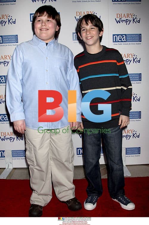Robert Capron and Zachary Gordon at 'Diary Of A Wimpy Kid' Premiere