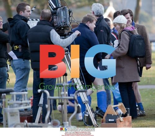 James Corden and Daisy Haggard on Dr Who Set