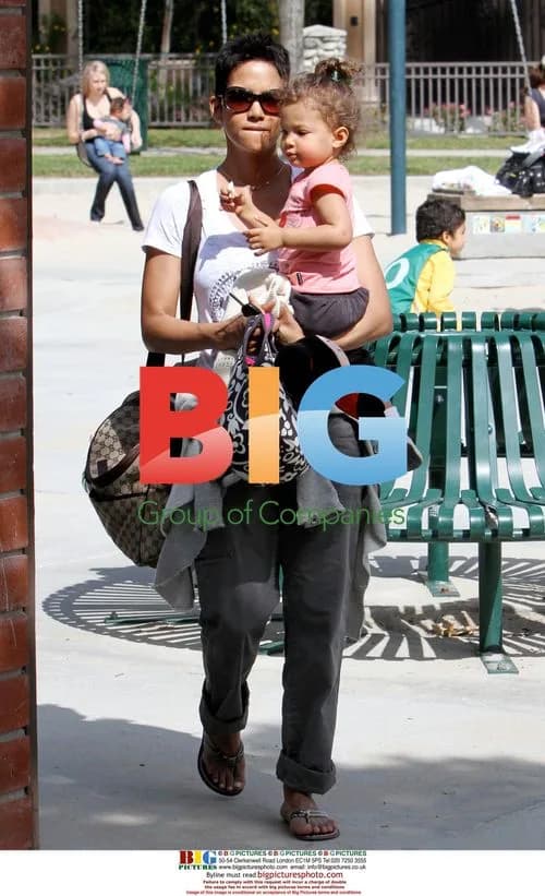 Halle Berry and Daughter Nahla at Park