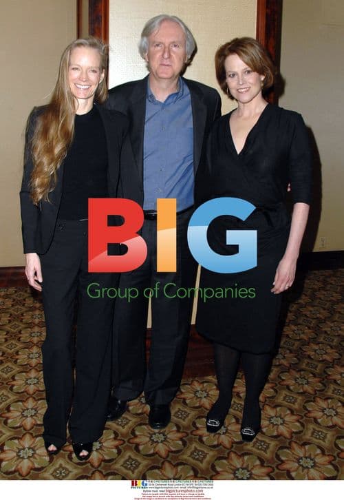 Suzy Amis, James Cameron and Sigourney Weaver at Publicists Awards