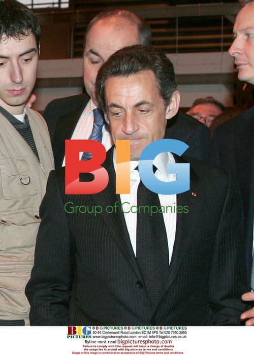 Sarkozy at Farming Fair in Paris