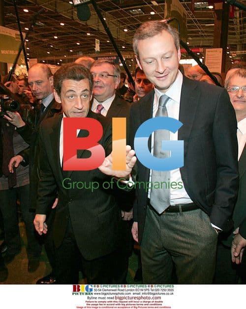 President Sarkozy at Farming Fair in Paris